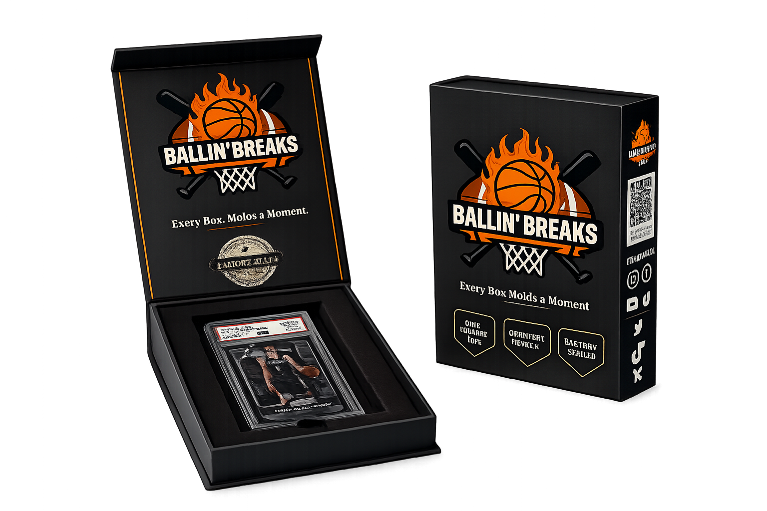 Ballin' Boxes branded repack packaging