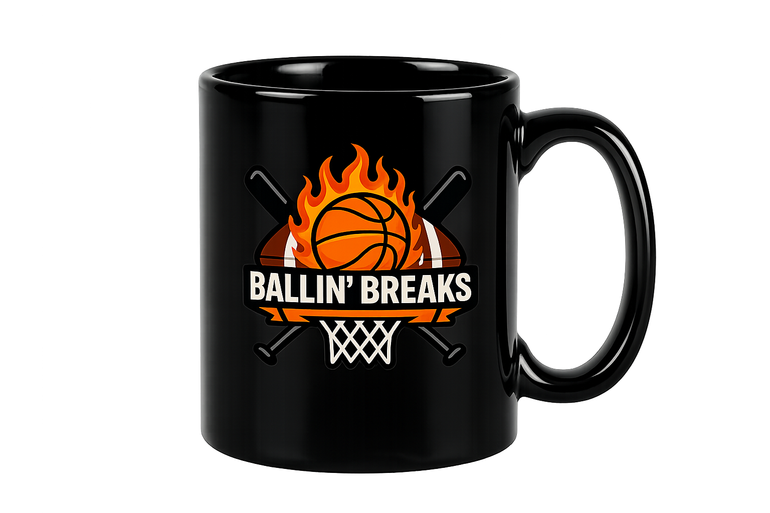 Ballin' Breaks Coffee Mug
